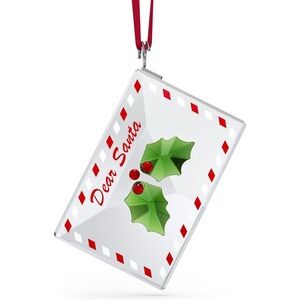 SWAROVSKI COLLECTIONS HOLIDAY CHEERS LETTER TO SANTA ORNAMENT